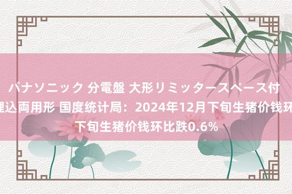 パナソニック 分電盤 大形リミッタースペース付 露出・半埋込両用形 国度统计局：2024年12月下旬生猪价钱环比跌0.6%