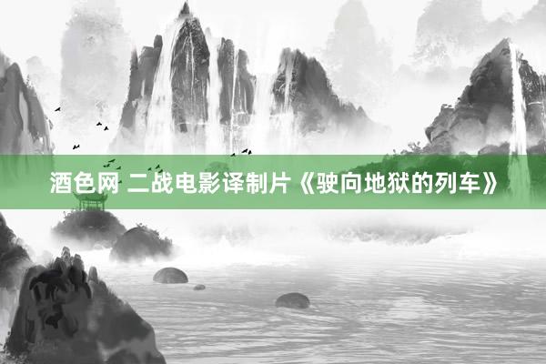酒色网 二战电影译制片《驶向地狱的列车》